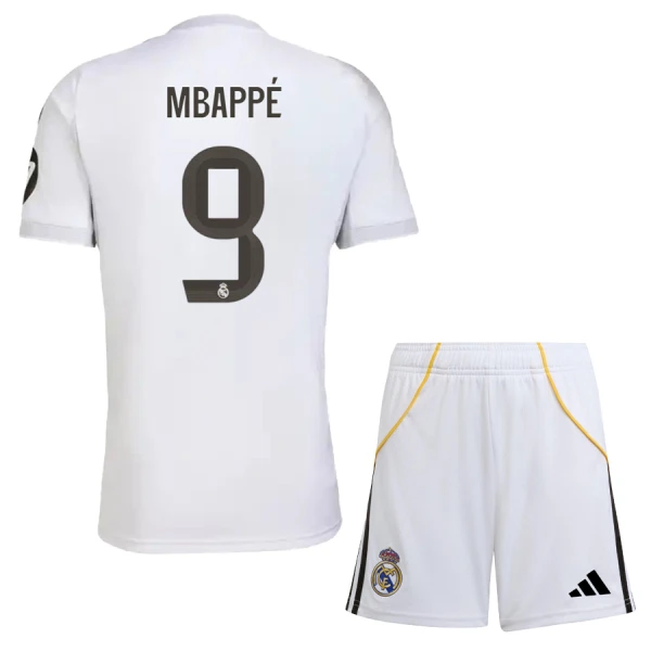 Conjunto Real Madrid Mbappé 9 Niño Primera 25/26 Conjunto Real Madrid Mbappé 9 Niño Primera 25/26