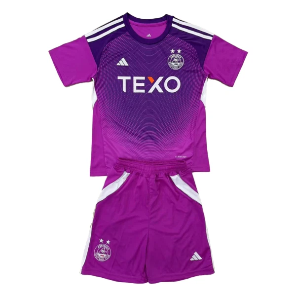 Conjunto Portero Aberdeen Niño 25/26 Púrpura