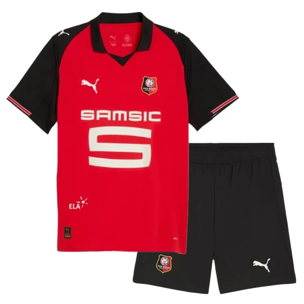 Conjunto Stade Rennais Niño Primera 25/26 Conjunto Stade Rennais Niño Primera 25/26