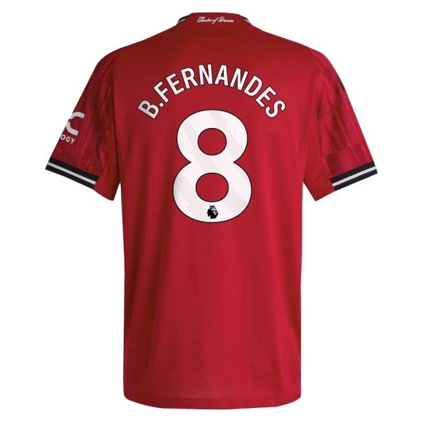 Camiseta Manchester United Bruno Fernandes 8 Hombre Primera 25/26 Camiseta Manchester United Bruno Fernandes 8 Hombre Primera 25/26