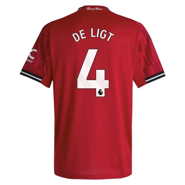 Camiseta Manchester United De Ligt 4 Hombre Primera 25/26 Camiseta Manchester United De Ligt 4 Hombre Primera 25/26