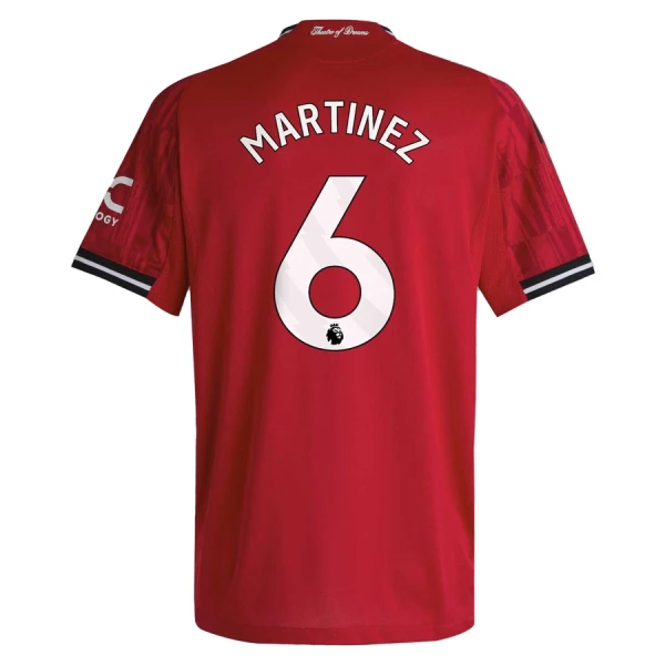 Camiseta Manchester United Martinez 6 Hombre Primera 25/26 Camiseta Manchester United Martinez 6 Hombre Primera 25/26