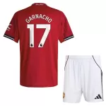 Conjunto Manchester United Garnacho 17 Niño Primera 25/26