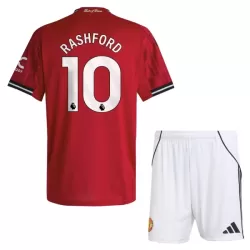 Conjunto Manchester United Rashford 10 Niño Primera 25/26 Conjunto Manchester United Rashford 10 Niño Primera 25/26