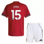 Conjunto Manchester United Yoro 15 Niño Primera 25/26