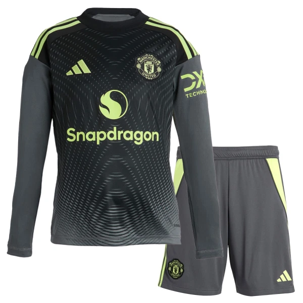 Conjunto Portero Manchester United Niño Primera 25/26 Manga Larga Conjunto Portero Manchester United Niño Primera 25/26 Manga Larga
