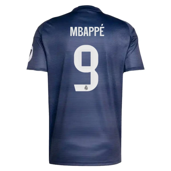 Camiseta Real Madrid Mbappé 9 Hombre Segunda 25/26 Camiseta Real Madrid Mbappé 9 Hombre Segunda 25/26