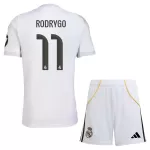 Conjunto Real Madrid Rodrygo 11 Niño Primera 25/26