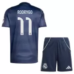 Conjunto Real Madrid Rodrygo 11 Niño Segunda 25/26