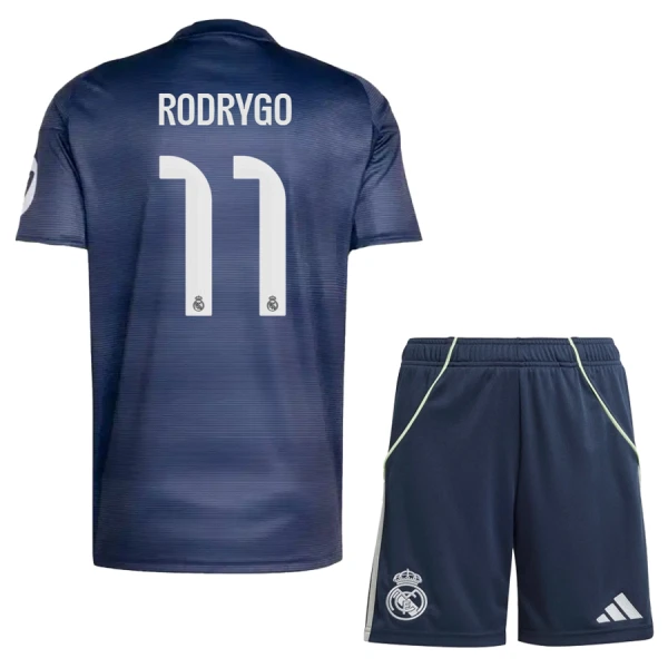 Conjunto Real Madrid Rodrygo 11 Niño Segunda 25/26 Conjunto Real Madrid Rodrygo 11 Niño Segunda 25/26