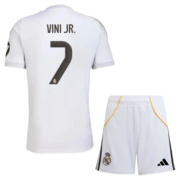 Conjunto Real Madrid Vini JR 7 Niño Primera 25/26 Conjunto Real Madrid Vini JR 7 Niño Primera 25/26