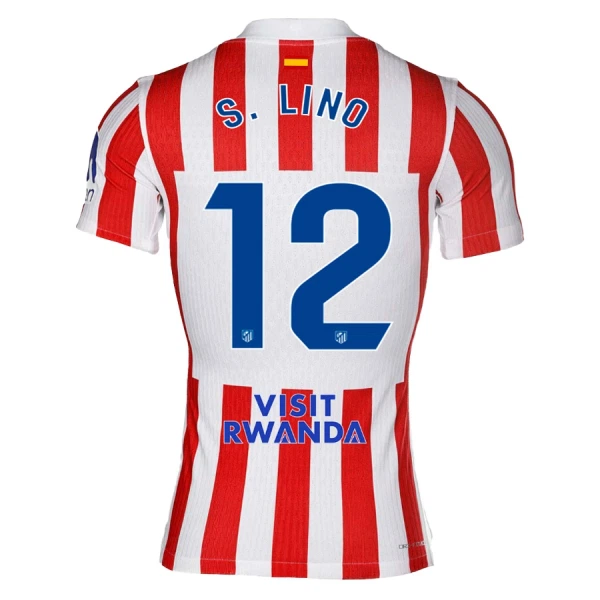 Camiseta Atlético Madrid S. Lino 12 Hombre Primera 25/26 Camiseta Atlético Madrid S. Lino 12 Hombre Primera 25/26