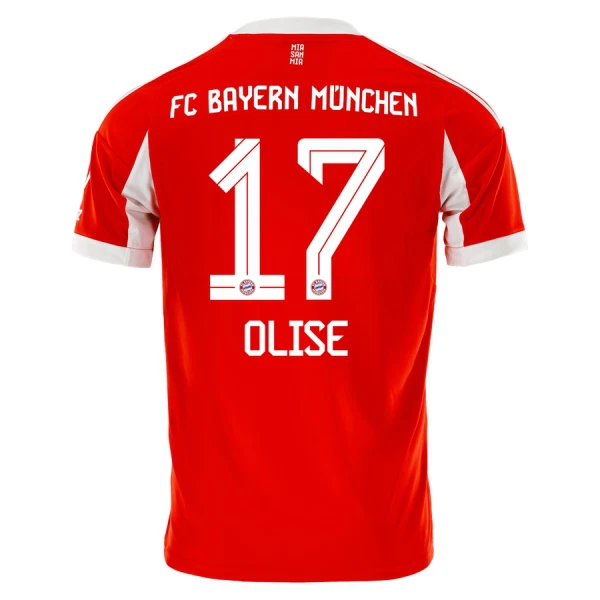 Camiseta FC Bayern de Múnich Olise 17 Hombre Primera 25/26 Camiseta FC Bayern de Múnich Olise 17 Hombre Primera 25/26