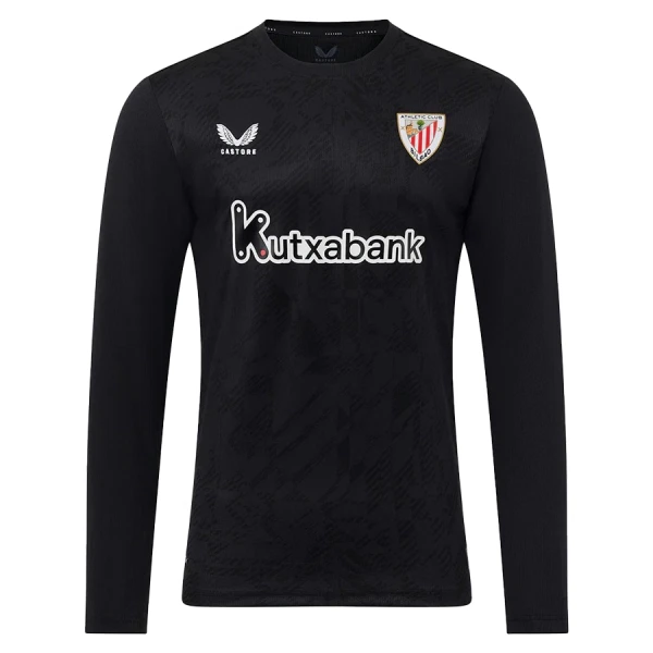 Camiseta Portero Athletic Bilbao Hombre 25/26 Negra Manga Larga Camiseta Portero Athletic Bilbao Hombre 25/26 Negra Manga Larga