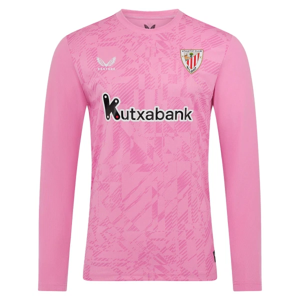 Camiseta Portero Athletic Bilbao Hombre 25/26 Rosa Manga Larga Camiseta Portero Athletic Bilbao Hombre 25/26 Rosa Manga Larga