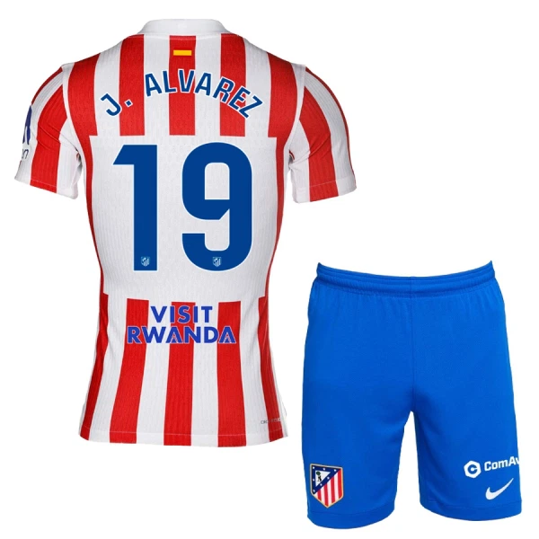 Conjunto Atlético Madrid J. Alvarez 19 Niño Primera 25/26 Conjunto Atlético Madrid J. Alvarez 19 Niño Primera 25/26