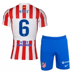 Conjunto Atlético Madrid Koke 6 Niño Primera 25/26 Conjunto Atlético Madrid Koke 6 Niño Primera 25/26