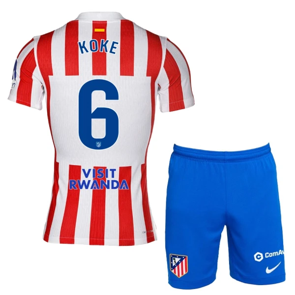 Conjunto Atlético Madrid Koke 6 Niño Primera 25/26 Conjunto Atlético Madrid Koke 6 Niño Primera 25/26