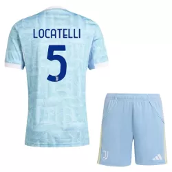 Conjunto Juventus Locatelli 5 Niño Segunda 25/26 Conjunto Juventus Locatelli 5 Niño Segunda 25/26