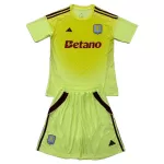 Conjunto Portero Aston Villa Niño 25/26 Amarilla