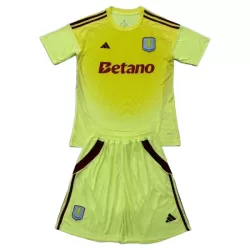 Conjunto Portero Aston Villa Niño 25/26 Amarilla Conjunto Portero Aston Villa Niño 25/26 Amarilla