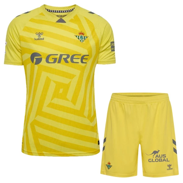 Conjunto Portero Real Betis Niño 25/26 Amarilla