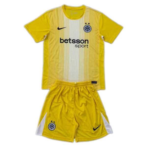 Conjunto Portero Inter Milan Niño 25/26 Amarilla