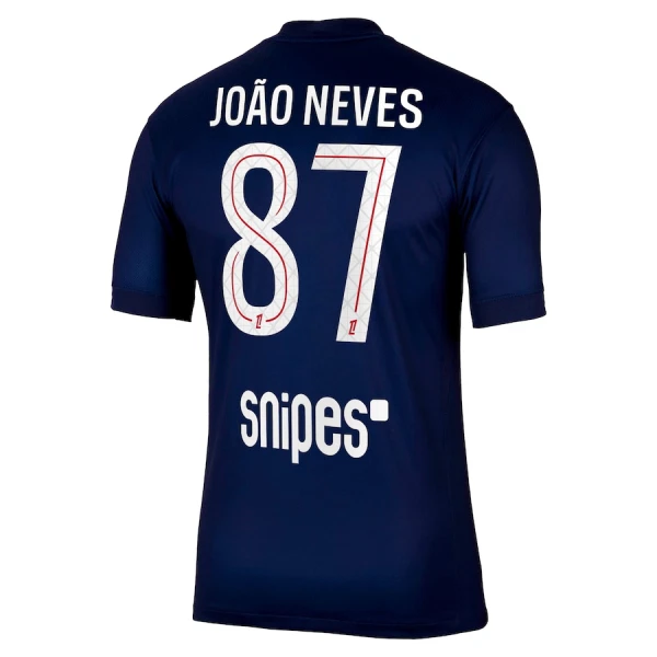 Camiseta Paris Saint-Germain Joao Neves 87 Hombre Primera 25/26