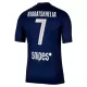 Camiseta Paris Saint-Germain Kvaratskhelia 7 Hombre Primera 25/26