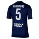Camiseta Paris Saint-Germain Marquinhos 5 Hombre Primera 25/26