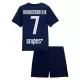 Conjunto Paris Saint-Germain Kvaratskhelia 7 Niño Primera 25/26