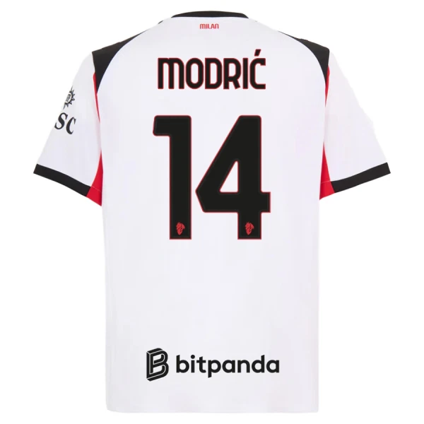 Camiseta AC Milan Modrić 14 Hombre Segunda 25/26 Camiseta AC Milan Modrić 14 Hombre Segunda 25/26