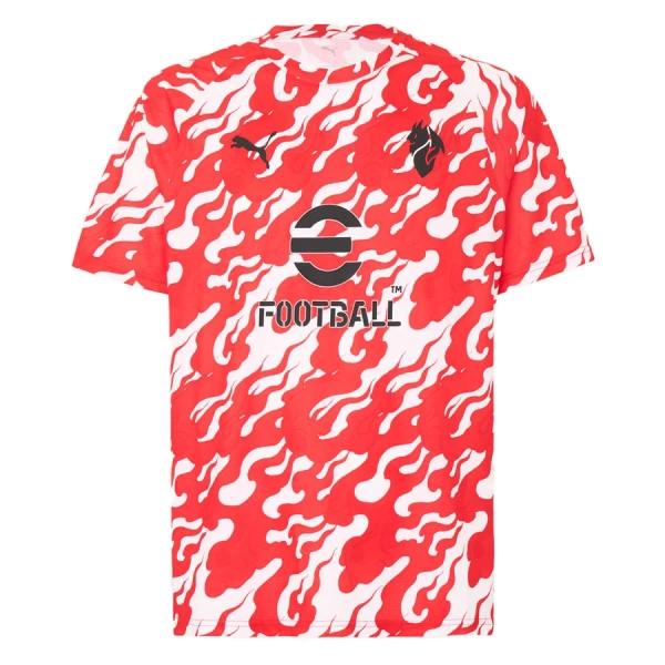 Camiseta AC Milan Pre-Match Hombre 25/26 Roja Camiseta AC Milan Pre-Match Hombre 25/26 Roja