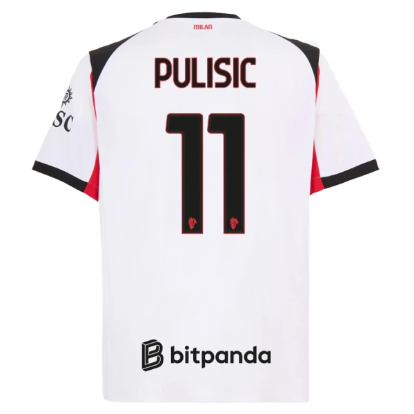 Camiseta AC Milan Pulisic 11 Hombre Segunda 25/26 Camiseta AC Milan Pulisic 11 Hombre Segunda 25/26