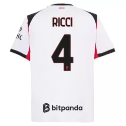 Camiseta AC Milan Ricci 4 Hombre Segunda 25/26 Camiseta AC Milan Ricci 4 Hombre Segunda 25/26