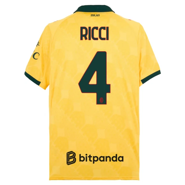 Camiseta AC Milan Ricci 4 Hombre Tercera 25/26