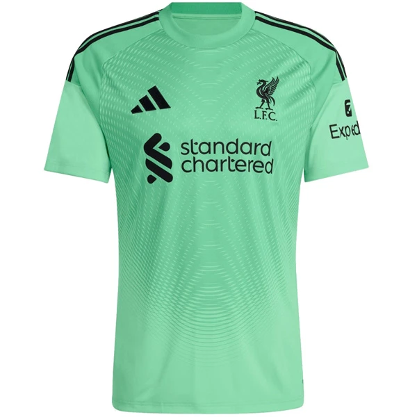 Camiseta Portero Liverpool Hombre 25/26 Verde Camiseta Portero Liverpool Hombre 25/26 Verde