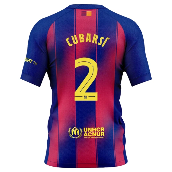 Camiseta FC Barcelona Cubarsi 2 Hombre Primera 25/26 Camiseta FC Barcelona Cubarsi 2 Hombre Primera 25/26