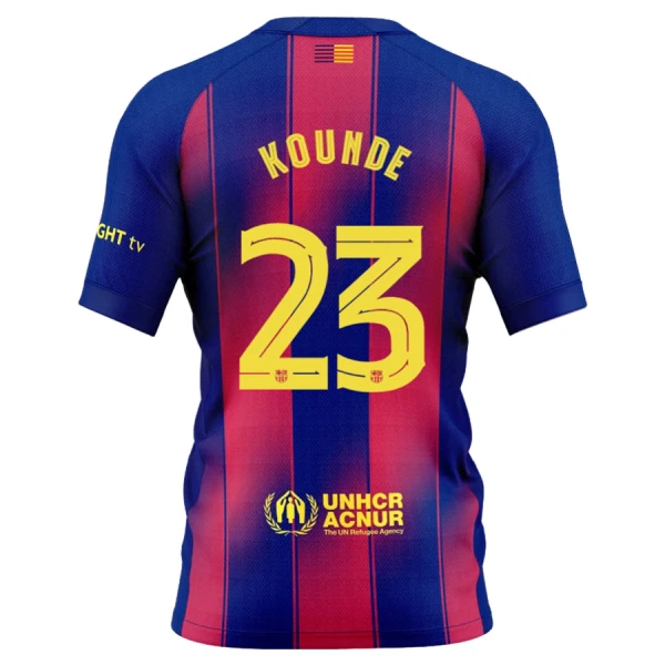 Camiseta FC Barcelona Kounde 23 Hombre Primera 25/26 Camiseta FC Barcelona Kounde 23 Hombre Primera 25/26