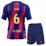 Conjunto FC Barcelona Gavi 6 Niño Primera 25/26
