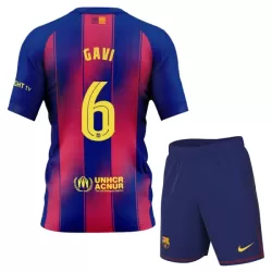 Conjunto FC Barcelona Gavi 6 Niño Primera 25/26 Conjunto FC Barcelona Gavi 6 Niño Primera 25/26