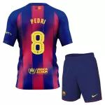 Conjunto FC Barcelona Pedri 8 Niño Primera 25/26