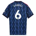 Camiseta Arsenal Gabriel 6 Hombre Segunda 25/26