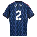 Camiseta Arsenal Saliba 2 Hombre Segunda 25/26