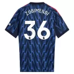 Camiseta Arsenal Zubimendi 36 Hombre Segunda 25/26