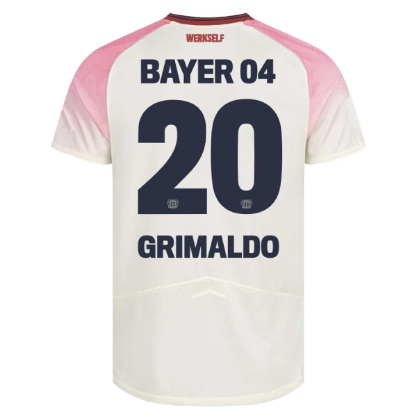 Camiseta Bayer 04 Leverkusen Alejandro Grimaldo 20 Hombre Segunda 25/26 Camiseta Bayer 04 Leverkusen Alejandro Grimaldo 20 Hombre Segunda 25/26