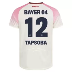 Camiseta Bayer 04 Leverkusen Edmond Tapsoba 12 Hombre Segunda 25/26