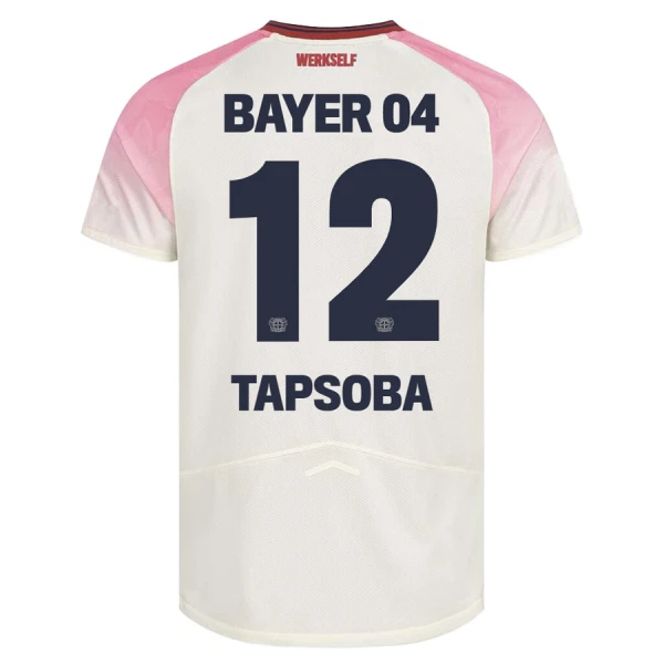 Camiseta Bayer 04 Leverkusen Edmond Tapsoba 12 Hombre Segunda 25/26 Camiseta Bayer 04 Leverkusen Edmond Tapsoba 12 Hombre Segunda 25/26