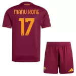 Conjunto AS Roma Manu Kone 17 Niño Primera 25/26