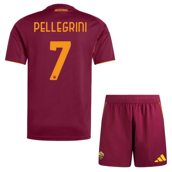 Conjunto AS Roma Pellegrini 7 Niño Primera 25/26 Conjunto AS Roma Pellegrini 7 Niño Primera 25/26